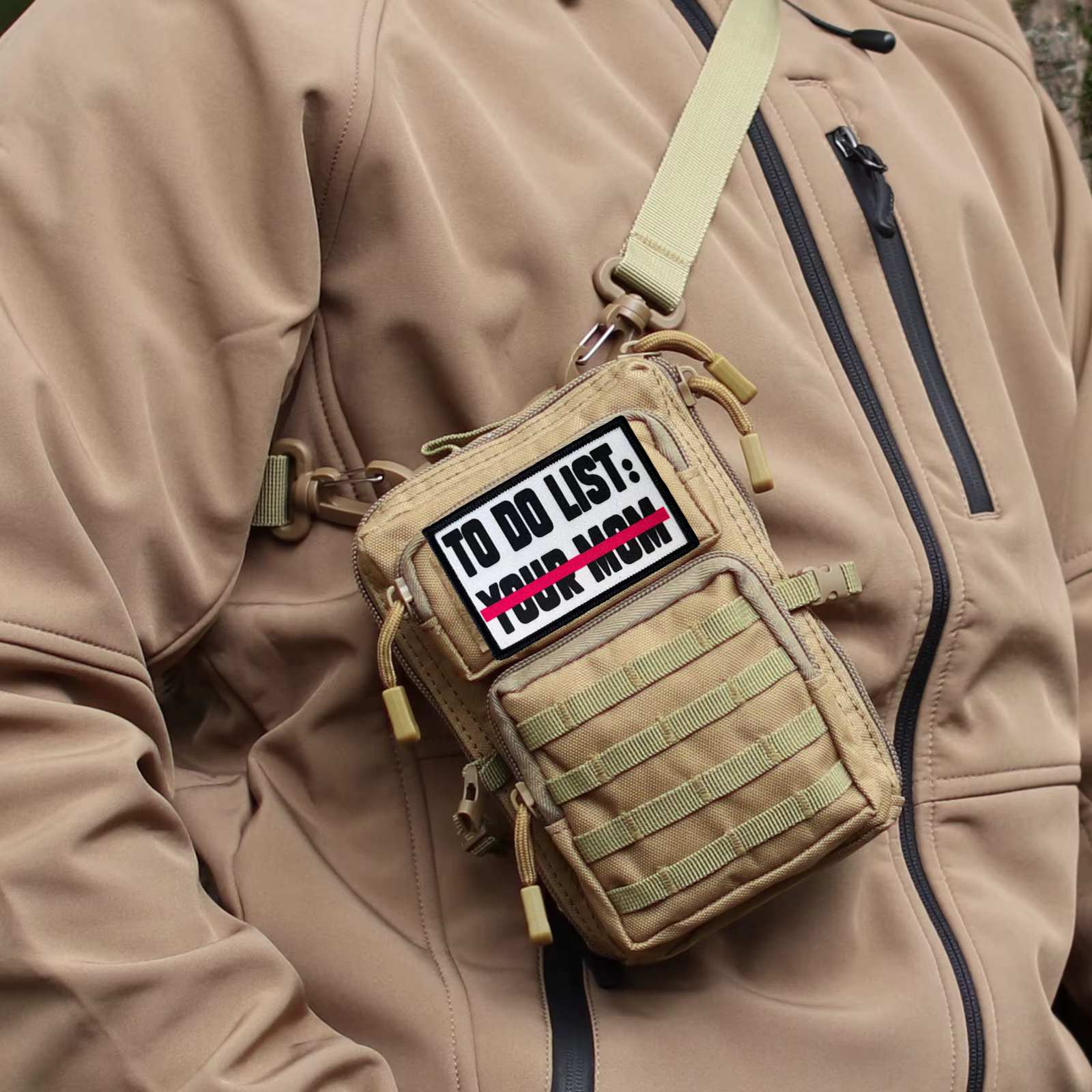 Parche táctico velcro moral militar – Brazalete para mochila - imagen 3