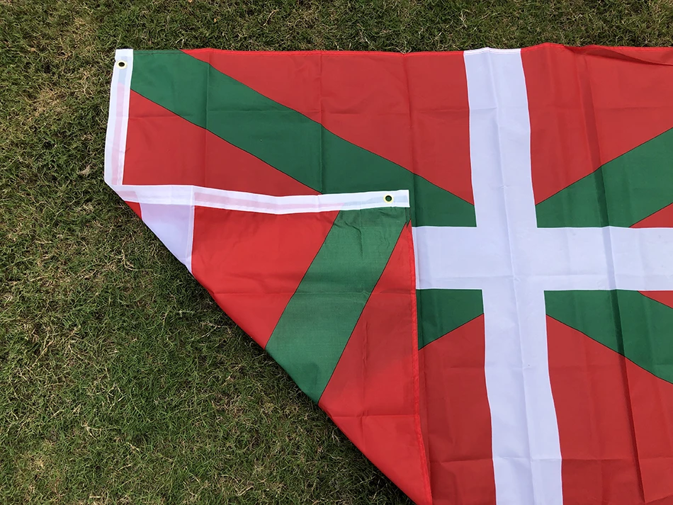 SKY Bandera vasca ikurrina colgante poliéster doble cara - imagen 4