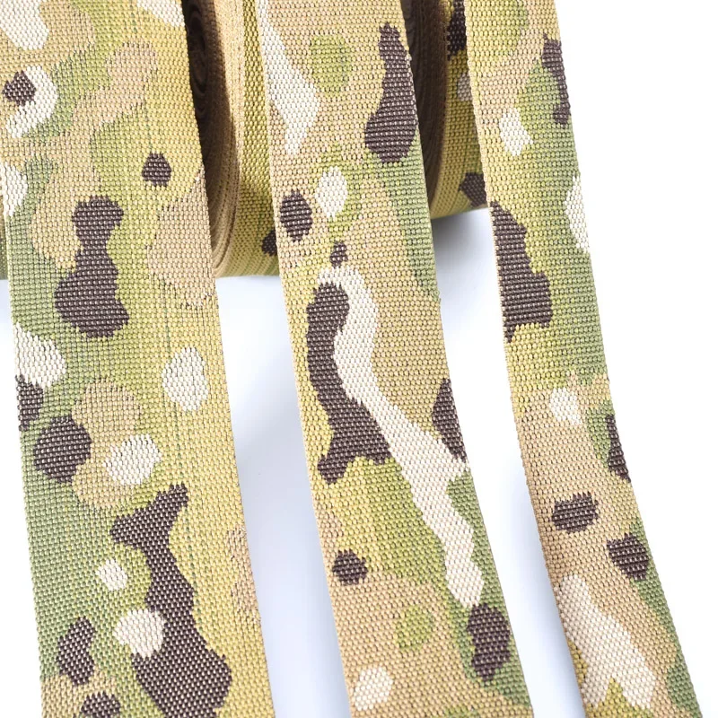 Correa de correas Jacquard de 1M de longitud, cinta de correa de cinturón Molle DIY, 25mm, 38mm, 50mm de ancho - imagen 3