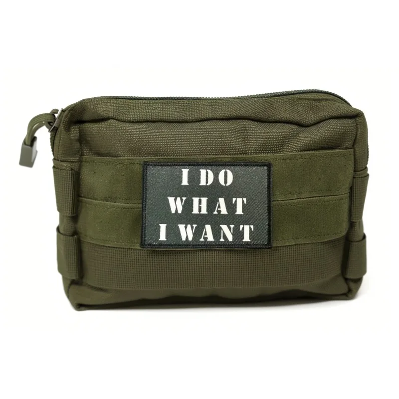 Parche táctico militar "I DO WHAT I WANT", insignia de moral con gancho y bucle, parche de estilo militar para mochila, sombrero, chaleco, equipo Airsoft