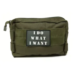 Parche táctico militar "I DO WHAT I WANT", insignia de moral con gancho y bucle, parche de estilo militar para mochila, sombrero, chaleco, equipo Airsoft