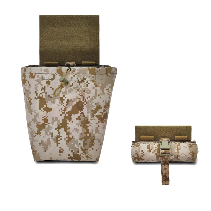 Bolsa plegable Airsoft Molle, bolsa táctica EDC, equipo extendido, Multicam, colgante inferior, almacenamiento de reciclaje, bolsa Abdominal - imagen 2