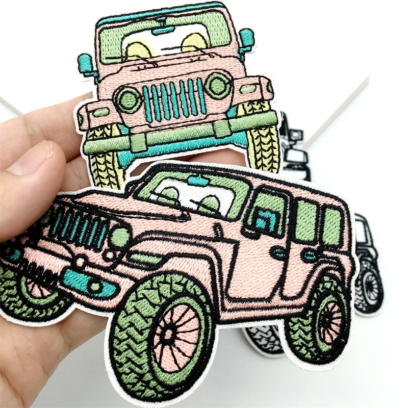 Parches bordados para vehículos todoterreno, cosidos o planchar, decoración DIY para sombreros, mochilas, ropa, accesorios de artesanía premium - imagen 2