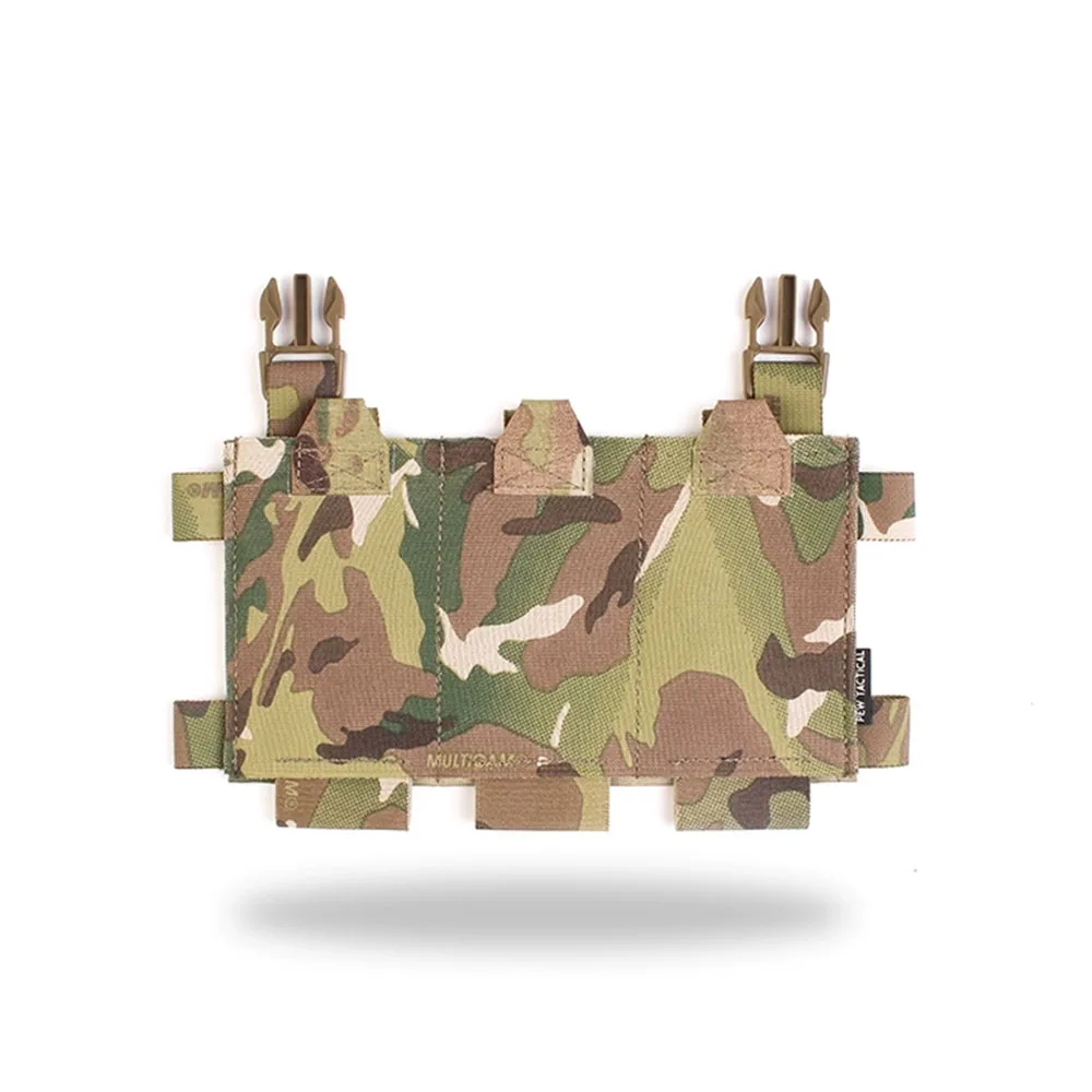 Chaleco táctico SS estilo Simple, bolsa Triple elástica 5,56 para cargador LV119 FCSK FP21, bolsa de herramientas de Panel de ataque frontal - imagen 2