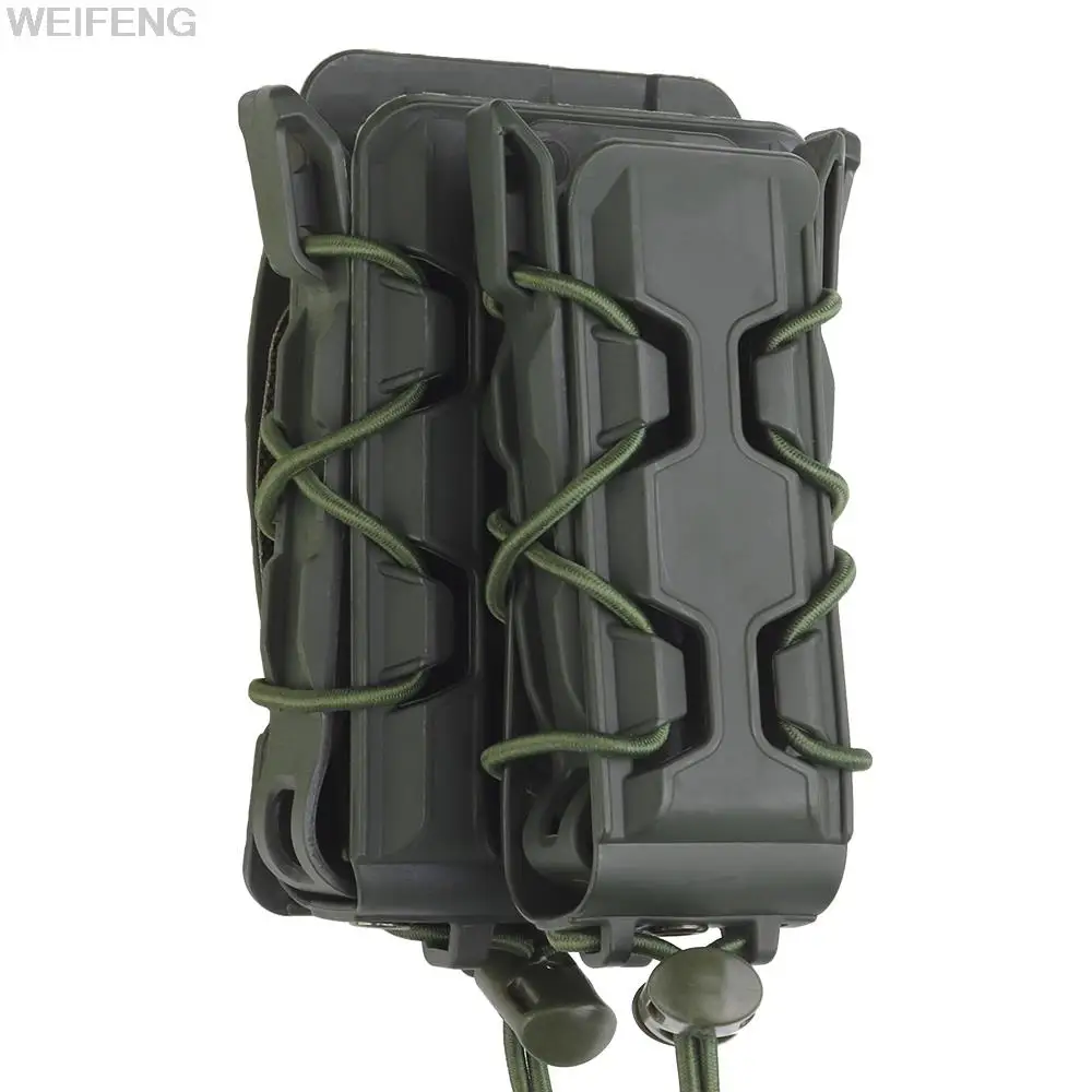 Bolsa táctica Molle para cargador, Funda Universal para Rifle, pistola, Magaizne, AR15, M4, AK, Glock 17, M9, 5,56, 7,62, 9mm - imagen 3