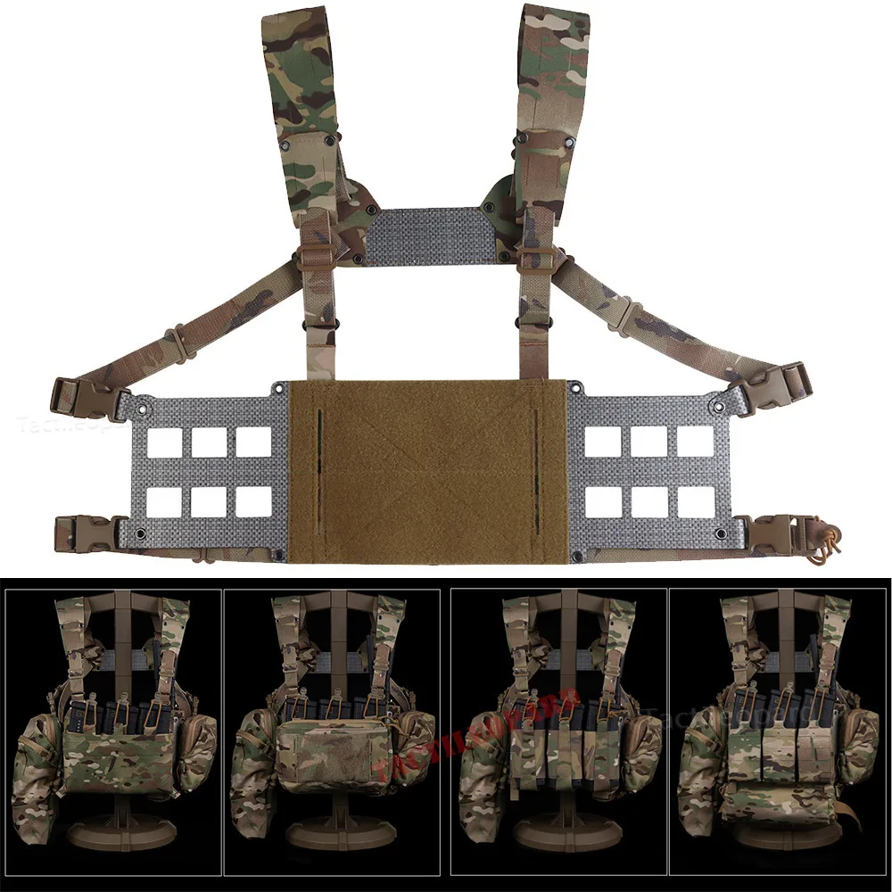 Equipo táctico extendido para caza al aire libre, equipo de entrenamiento Airsoft, estilo Ferro, Chesty Rig Wide V2 - imagen 2