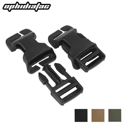 OPHIDIANTAC 2 uds hebilla de apertura lateral correas de 25mm hebilla de separación para bolsas deportivas al aire libre chaleco de caza accesorio de hebilla de repuesto