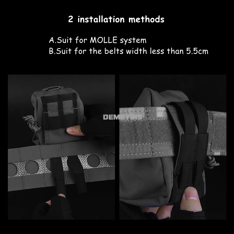 Bolsa táctica multiusos para granada, bolsa Frag para accesorios de caza al aire libre M67, riñoneras, bolsa MOLLE deportiva para tiro - imagen 5