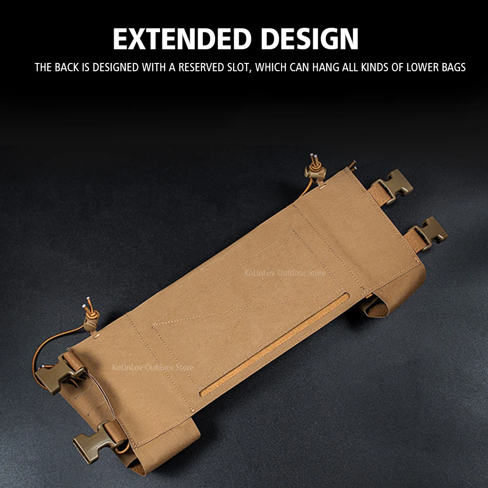 Chaleco táctico militar ligero MK4, chasis extendido montado en el pecho, MK MK3, versión mejorada, equipo de pecho, telas de EE. UU. - imagen 2