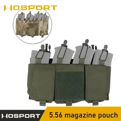 Bolsa extensible para armas para chalecos tácticos Cuádruple calibre 5,56, bolsa de almacenamiento táctica, bolsillos de caza, accesorios