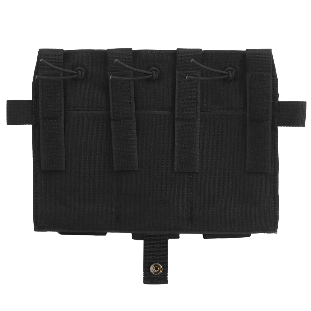 Revista M4 5,56 Triple chaleco elástico extraíble con cordón Panel frontal accesorios de chaleco de caza - imagen 4