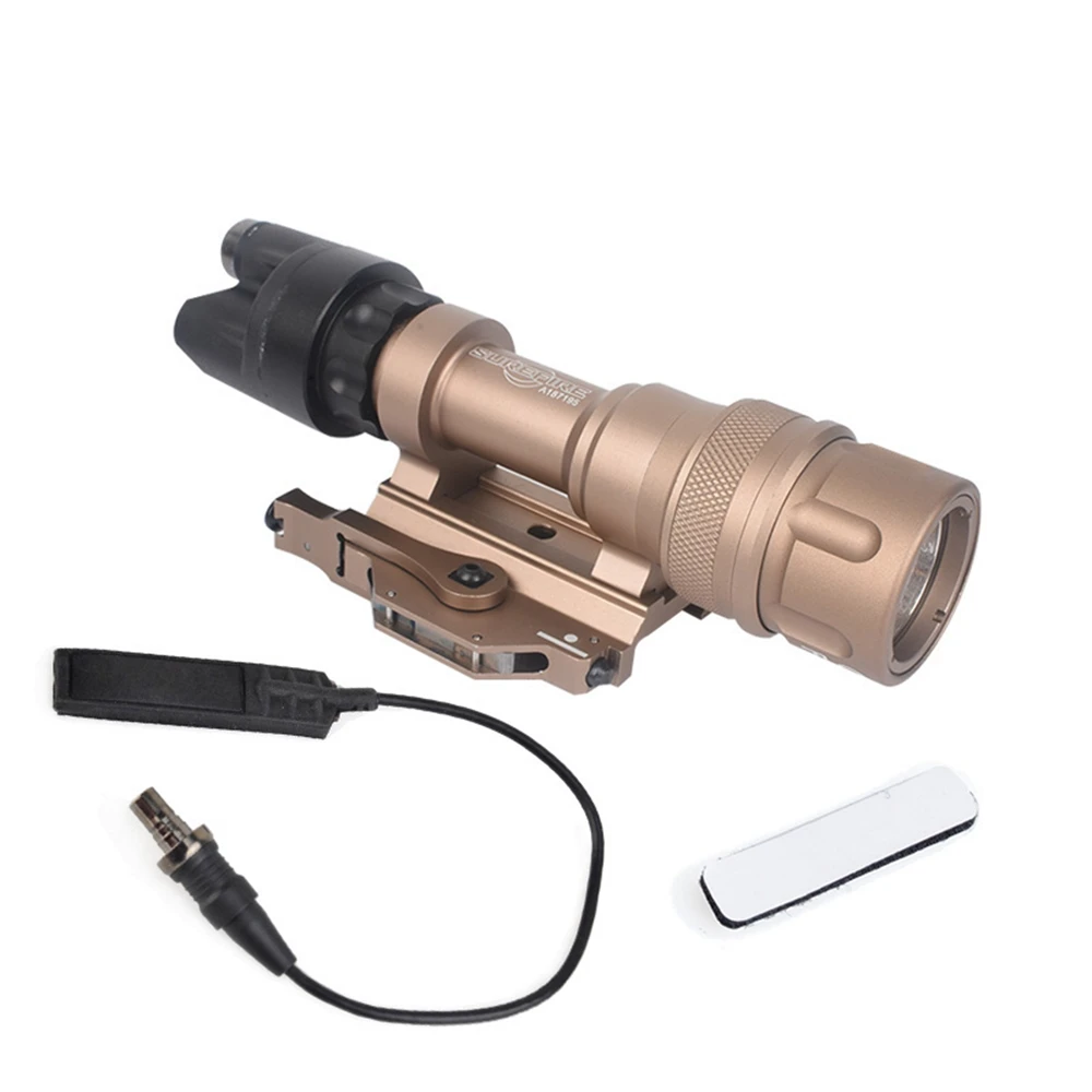 WADSN-linterna M952V Surefir M952v, potente luz estroboscópica LED blanca mejorada, luz de explorador de caza con interruptor de compresión de doble función - imagen 4