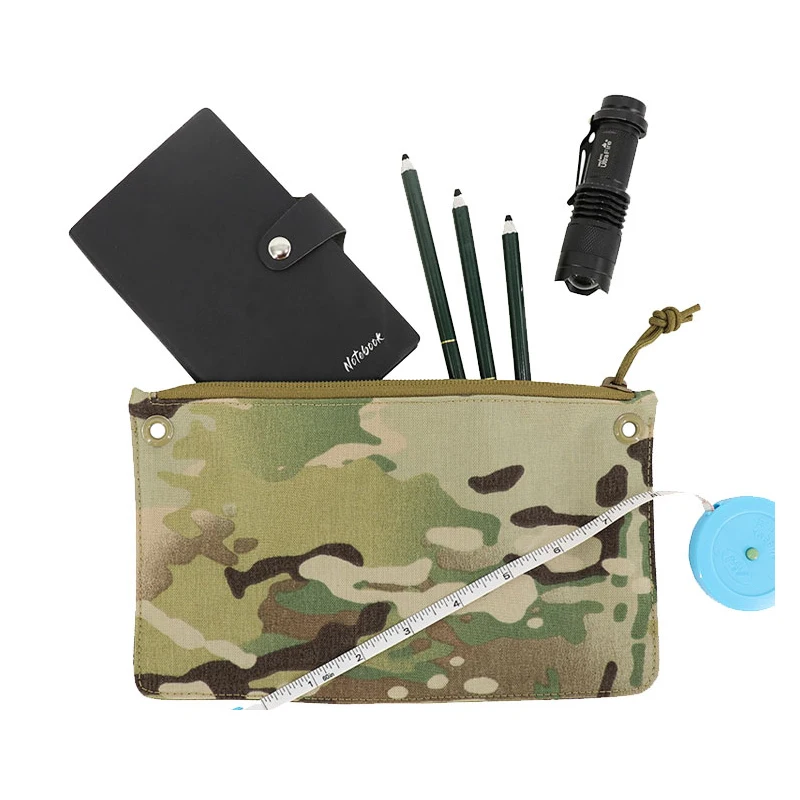 Estuche de lápices Simple para exteriores, bolsa de almacenamiento táctica, bolsas para documentos - imagen 5