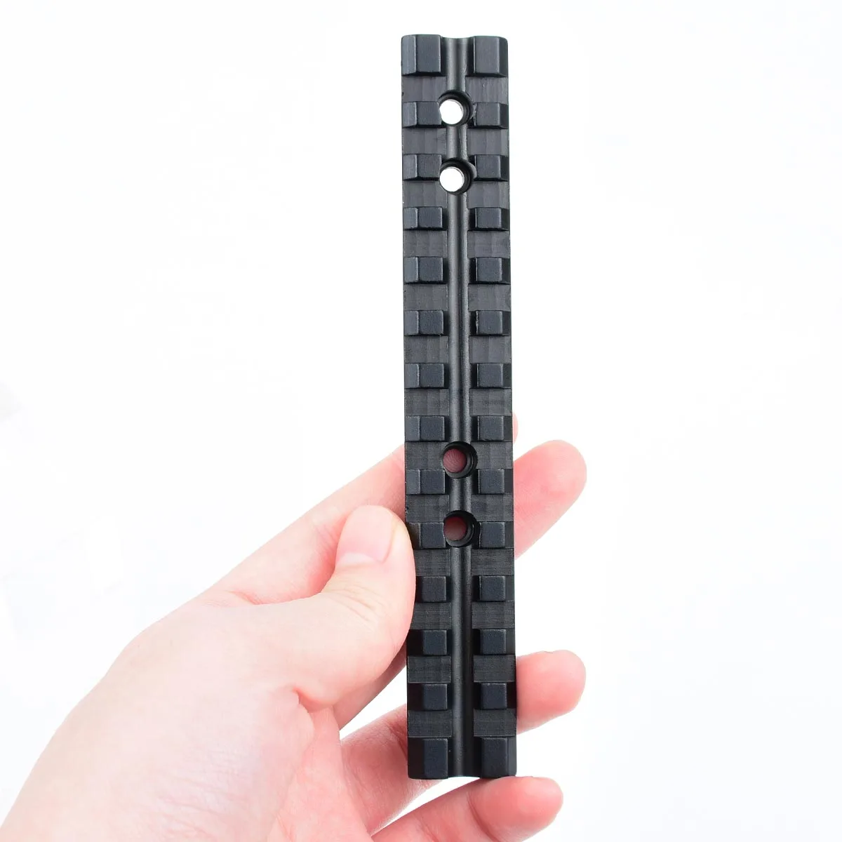 Nuevo Riel Picatinny de 143mm con 13 ranuras, carril Picatinny largo extendido, soporte de riel de crecimiento extendido de aleación de aluminio de 20mm para M16/HK416/M4 - imagen 5