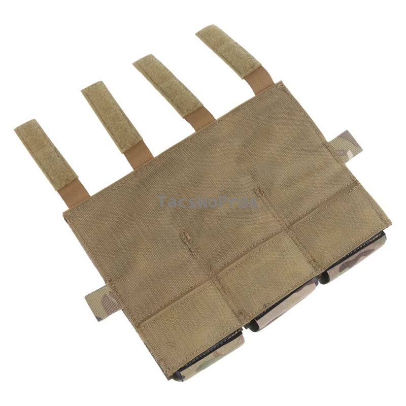 Chaleco táctico, bolsas triples para revistas 5,56, 7,62, soporte Molle para Rifle Mag, chalecos de caza, bolsas portadoras de placa, accesorios - imagen 3