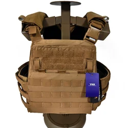 AVS MBAV portador de placa táctica MOLLE Airsoft chaleco de combate de entrenamiento de caza con sistema de liberación rápida Modular cómodo adaptable