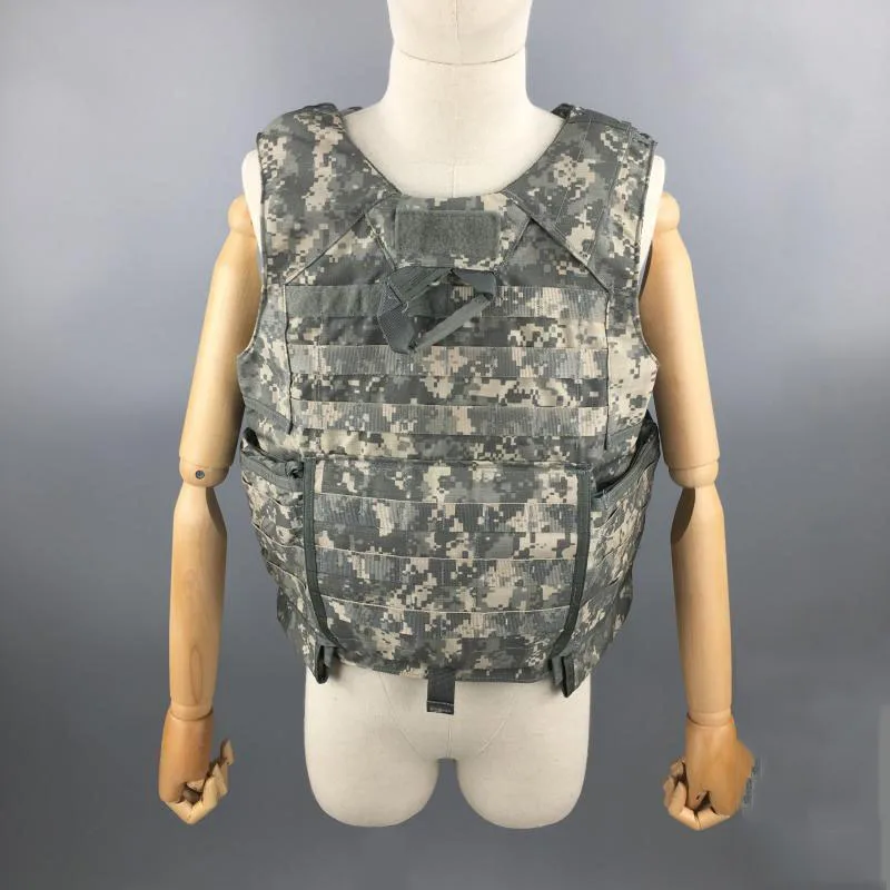 Chaleco táctico de nailon para todo terreno, carcasa de combate de corte impermeable para exteriores, ACU - imagen 2