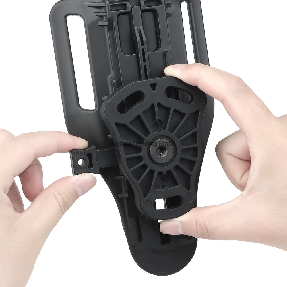 Adaptador para funda de pistola, pasante para cinturón, paleta ajustable para KYDEX G17 G19, P226, Colt 1911, plataforma de cintura - imagen 4