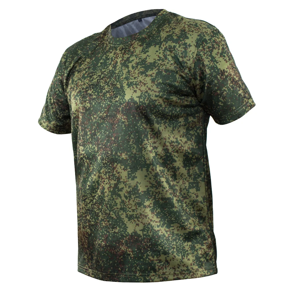Camiseta corta táctica de entrenamiento y caza, camisetas de secado rápido - imagen 2