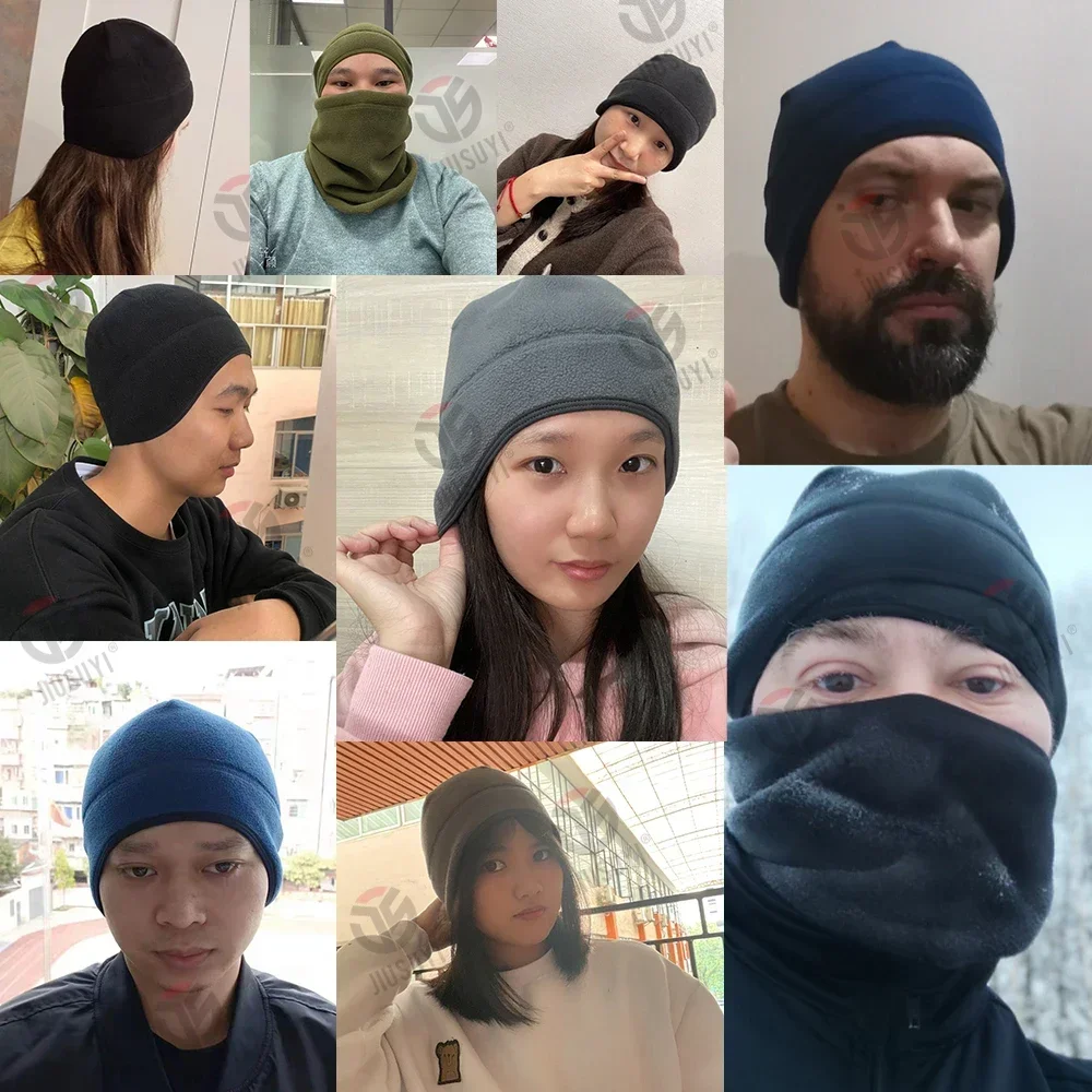 Gorros de lana para invierno, gorro para esquiar a prueba de viento, cubierta para las orejas, gorros térmicos para Snowboard, gorros informales, gorros para hombres y mujeres - imagen 3