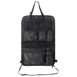 Bolsa de almacenamiento táctica Molle para asiento trasero de coche, bolsa Oxford para colgar en la pared, accesorios, bolsa de almacenamiento de herramientas