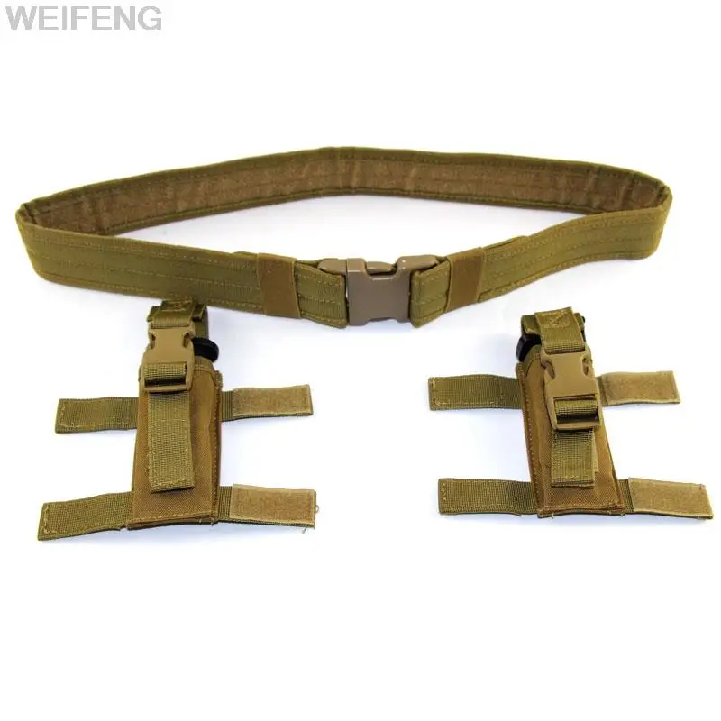 Cinturón táctico de seguridad para hombres, sistema de equipo de caza, soporte de cintura, servicio de combate militar, cinturón de utilidad con bolsa de revista de 9mm, nuevo - imagen 3