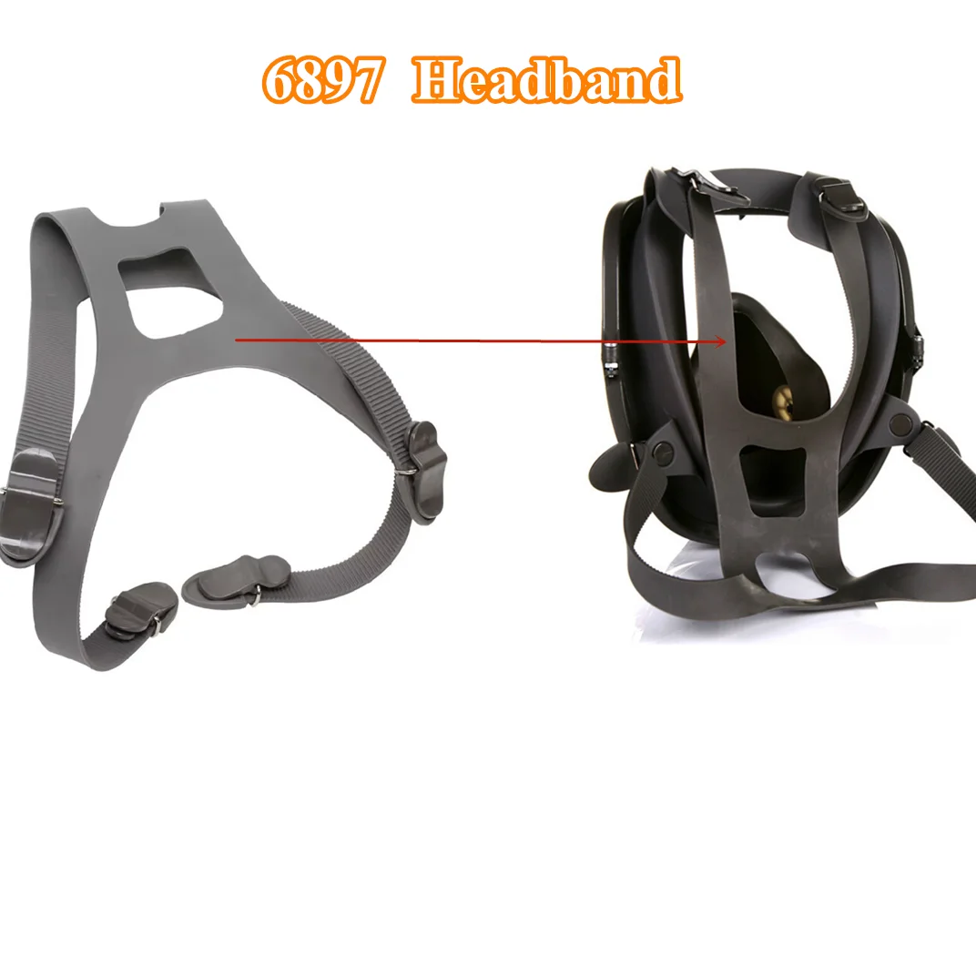 6898 Pantalla 6897 Diadema 6894 6864 Accesorio para 3M 6800 Máscara de gas Respirador químico Protector facial - imagen 4
