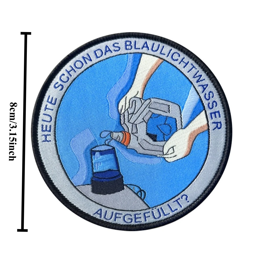 Parche táctico de repostaje de alarma, parches divertidos de gancho y bucle, brazalete, insignia de moral militar, mochila Chevron, pegatinas para chaleco - imagen 2