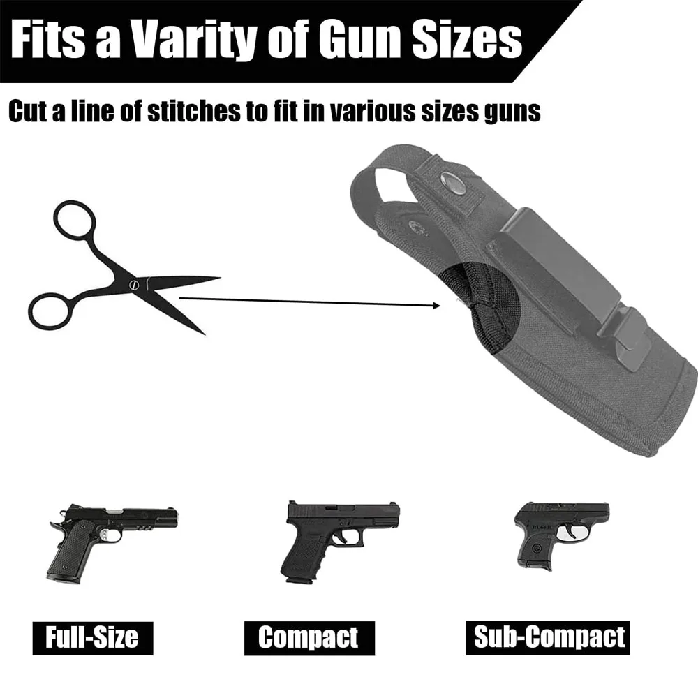 Funda táctica Universal para pistola IWB OWB, funda para pistola, fundas para pistolas para mano derecha e izquierda, funda para dibujar para hombres - imagen 5