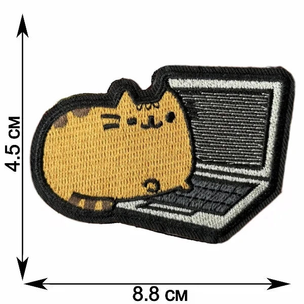 Parches bordados de gato "I'm Busy", emblema de moral táctica, pegatina de gancho y bucle para mochila - imagen 4