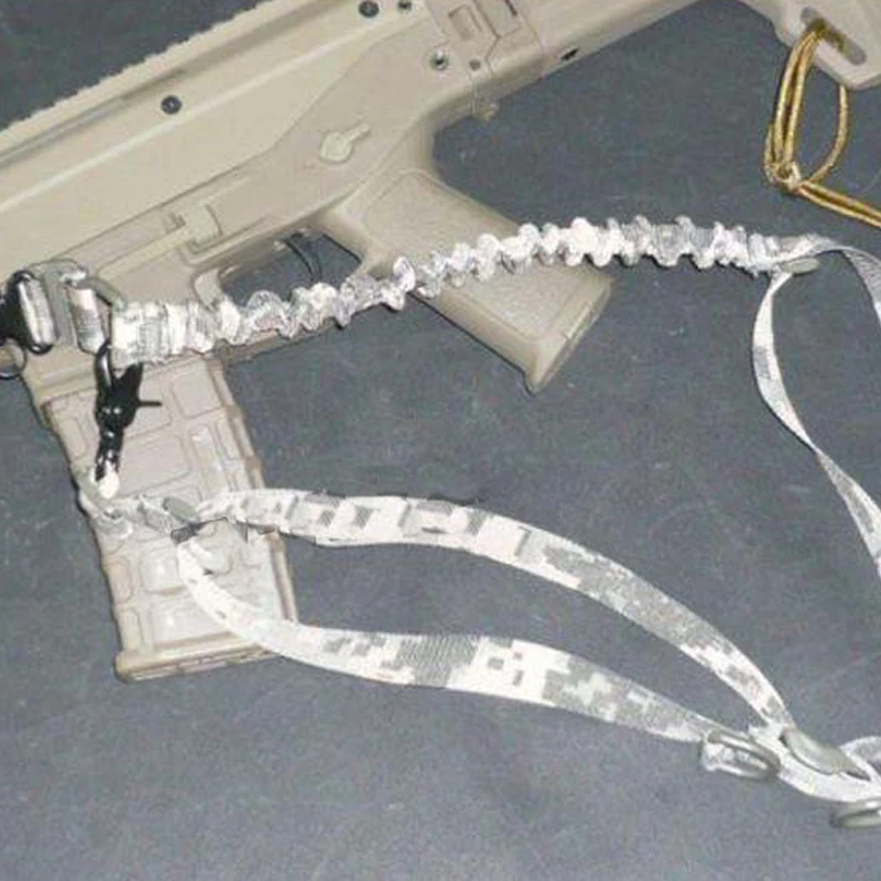 Emersongear táctico dos puntos solo Bungee arma Sling Rifle correa de hombro Airsoft Painball caza tiro combate al aire libre - imagen 5