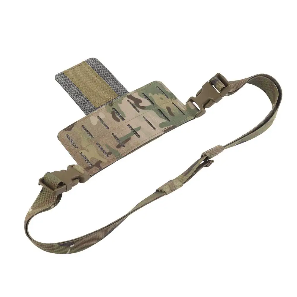 Soporte táctico de navegación para el pecho, accesorio MOLLE, soporte de parche mágico para caza, soporte para teléfono móvil, Panel de administrador, equipo de combate Airsoft - imagen 4