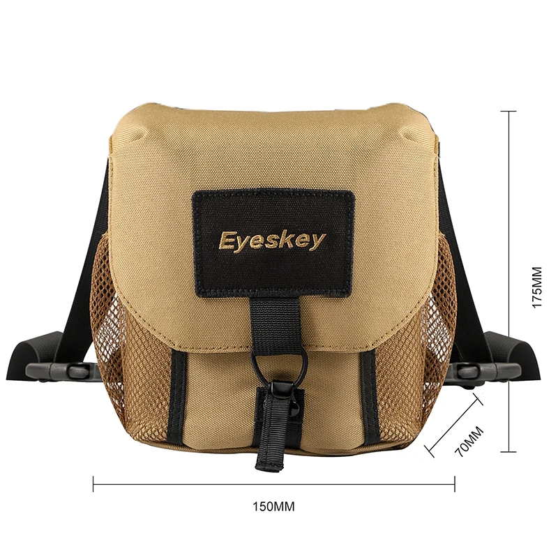 Eyeskey-bolsa/funda para binoculares Universal, 32/42/50mm, con arnés, binoculares portátiles duraderos, bolsa de pecho para cámara para senderismo y caza - imagen 5