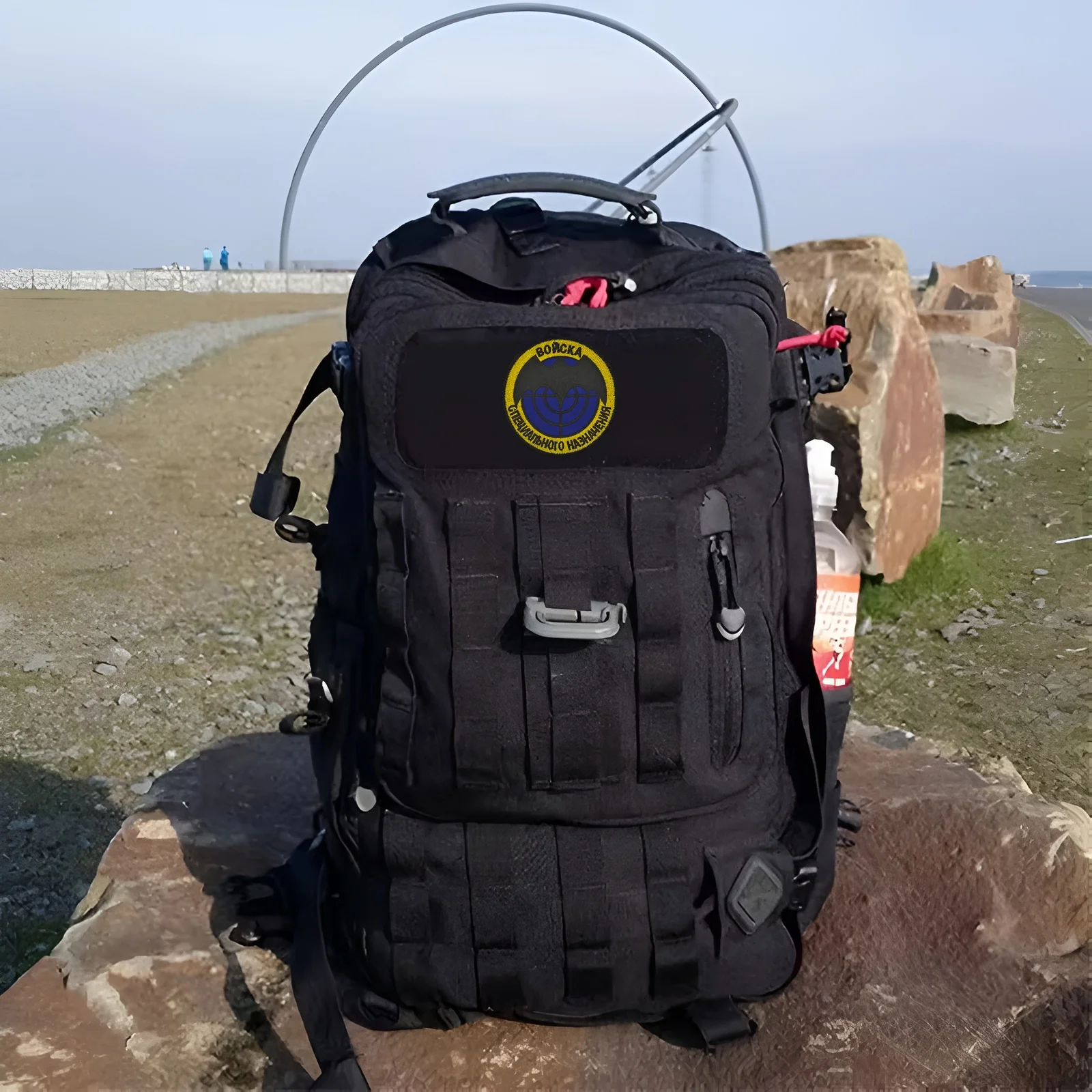 Parche de Velcros con emblema de murciélago Spetsnaz ruso, insignia bordada con cierre de gancho y bucle divertido para mochila táctica Molle, chaqueta, - imagen 3
