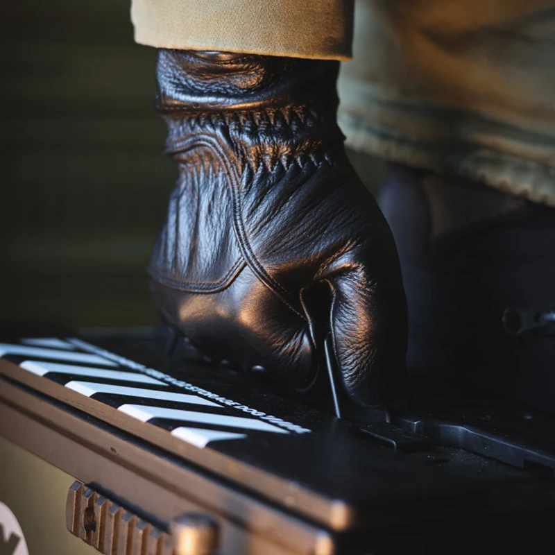 MAUHOSO Guantes de trabajo de cuero para hombre Guantes de conducción - imagen 2