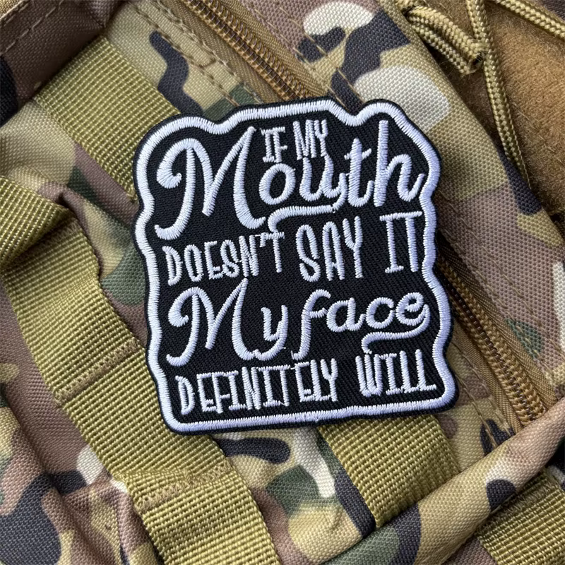 Parche táctico bordado – Insignia moral Velcro para mochila o brazalete - imagen 2