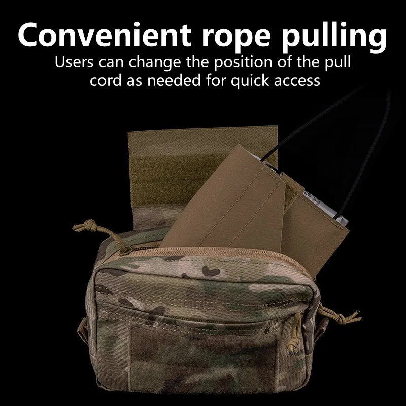 Bolsa interior de primeros auxilios, accesorios para equipos al aire libre, capa interior MOLLE, almacenamiento de suministros de primeros auxilios, desmontaje y recuperación rápidos - imagen 4