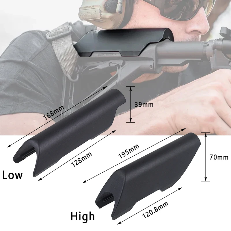 Elevador de mejillas táctico CTR adecuado para Stock sin pistola AR15 M4 potenciador Airsoft CTR accesorios impermeables - imagen 2