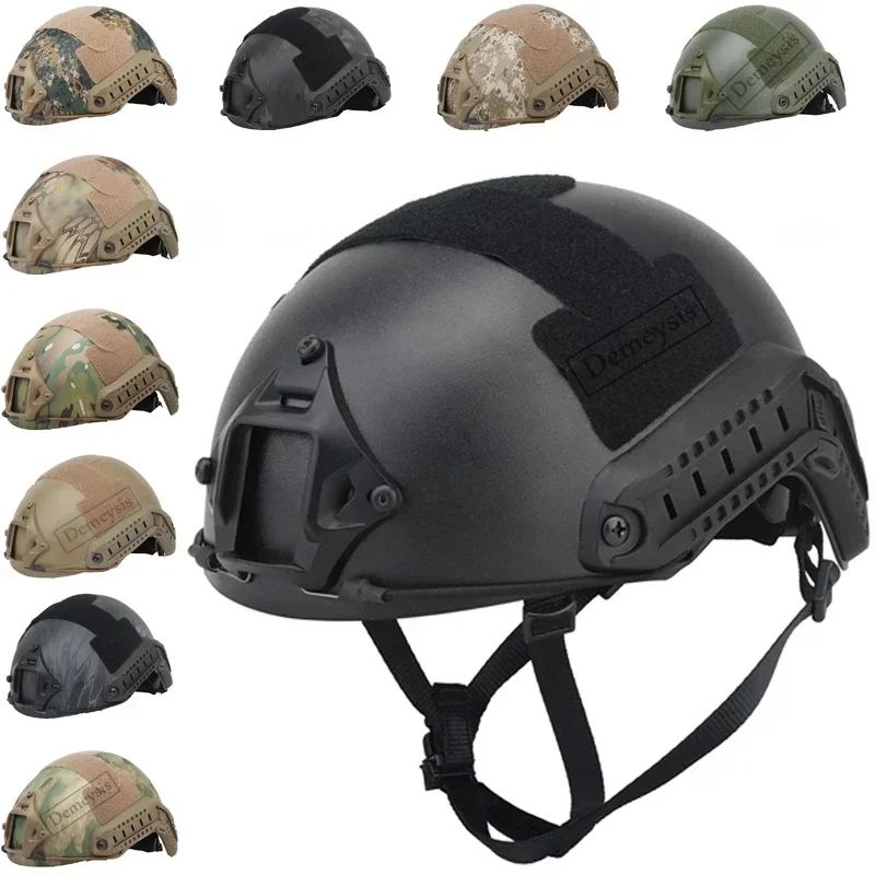 Casco táctico Airsoft Paintball rápido tipo MH cascos de protección para deportes de combate al aire libre