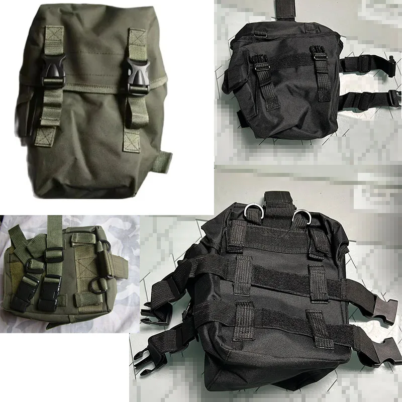 Molle táctico de caza, cinturón de pierna de liberación rápida, bolsa de almacenamiento de artículos diversos, paquete de pierna, accesorio, bolsa de cintura 29*15*12cm - imagen 4