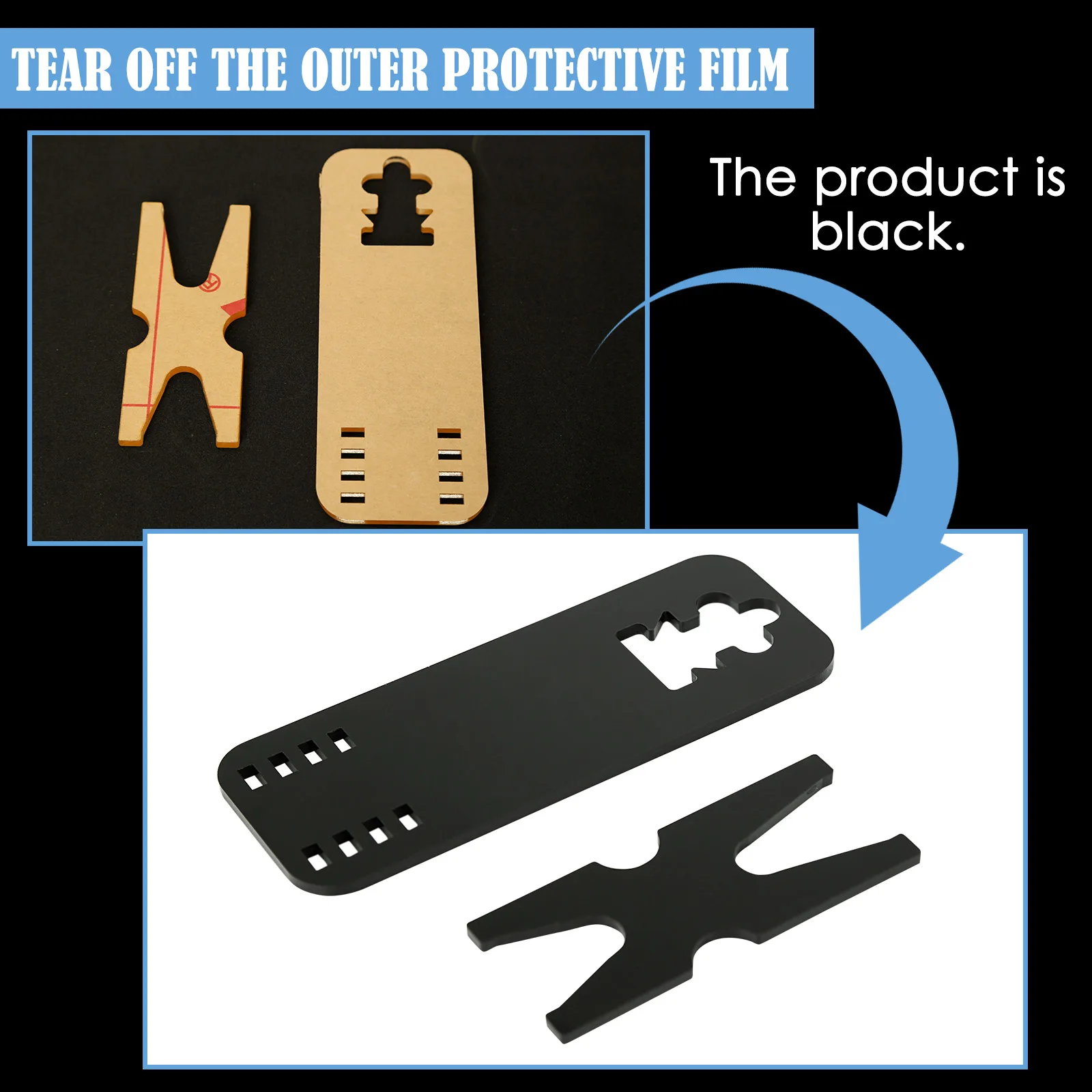 Soporte de exhibición acrílico para pistola, modelo de pistola corta ajustable, soporte de almacenamiento seguro para pistola, accesorios para exteriores, 3/5 Uds. - imagen 4