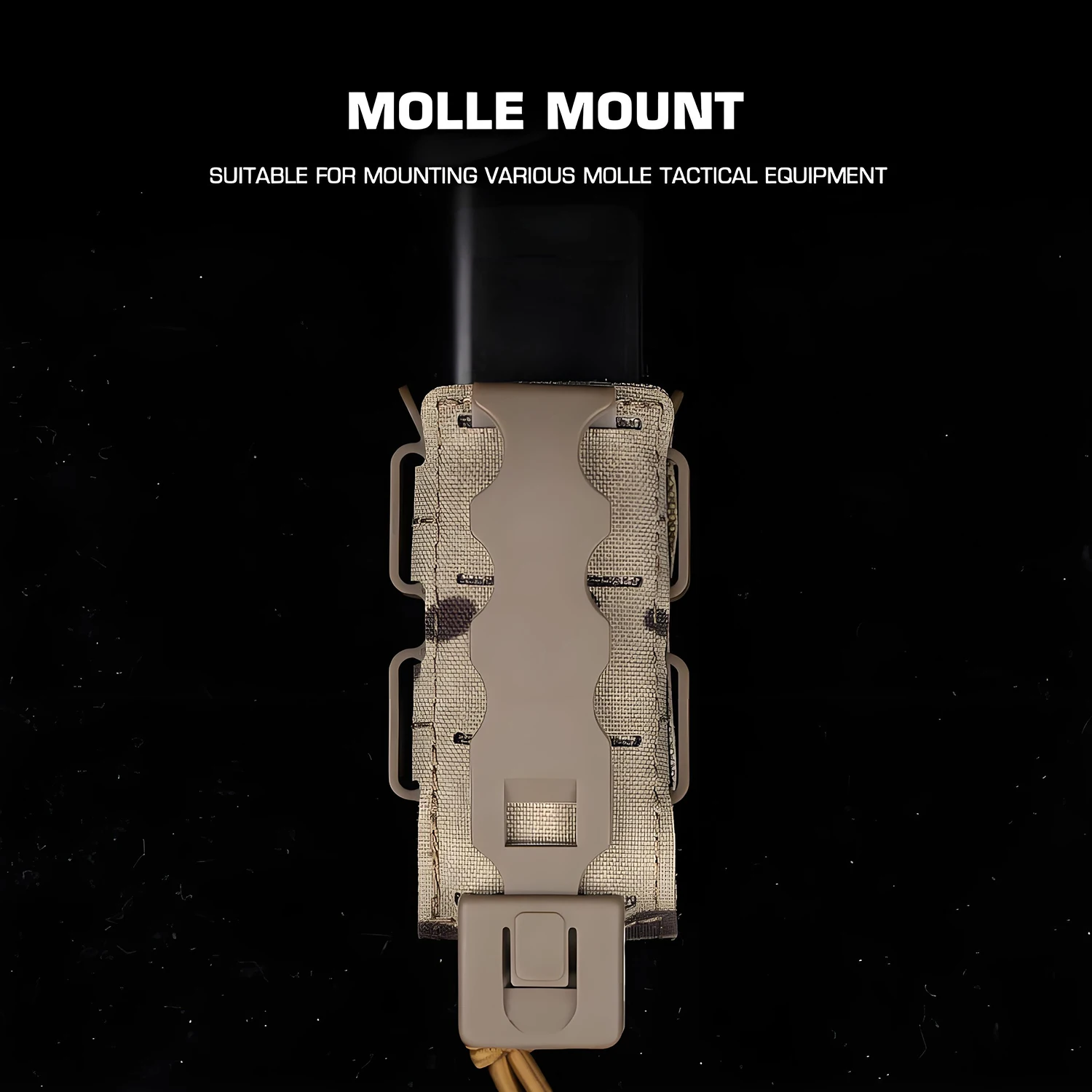 ​ Bolsa para revistas de pistola de asalto urbano, bolsa para Rifle Mag, Compatible con Molle, apilable con liberación rápida - imagen 3