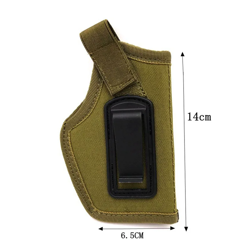 Funda táctica con Clip, funda de transporte oculta, funda de pistola de adiestramiento al aire libre, bolsa de pistola Universal oculta IWB izquierda derecha - imagen 3