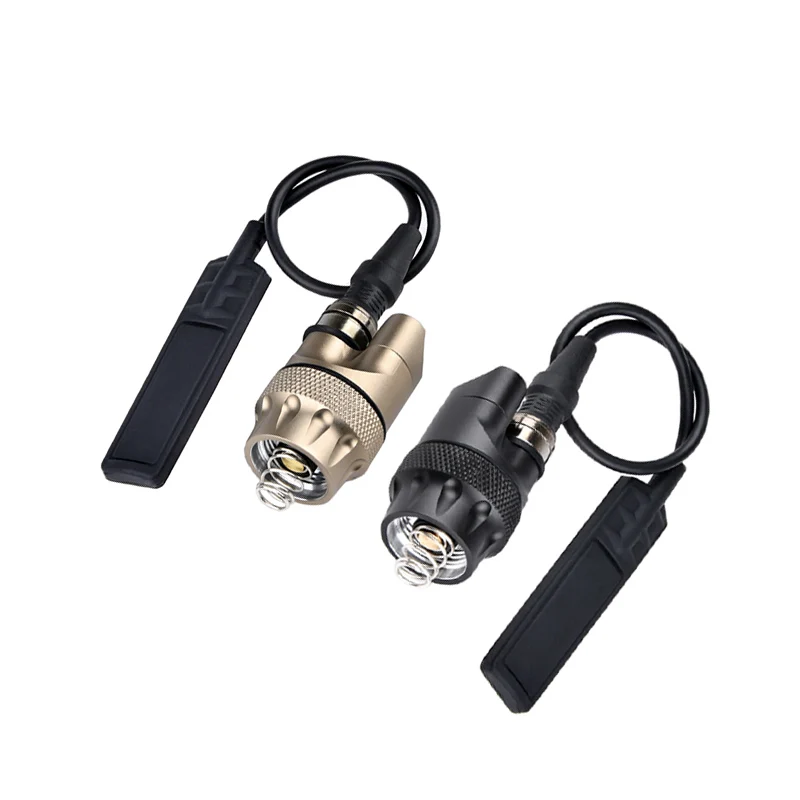 WADSN interruptor de tapa trasera de linterna táctica Matal M300 M600, luz de explorador Airsoft, interruptores de presión de función Dual remotos, encendido constante - imagen 4