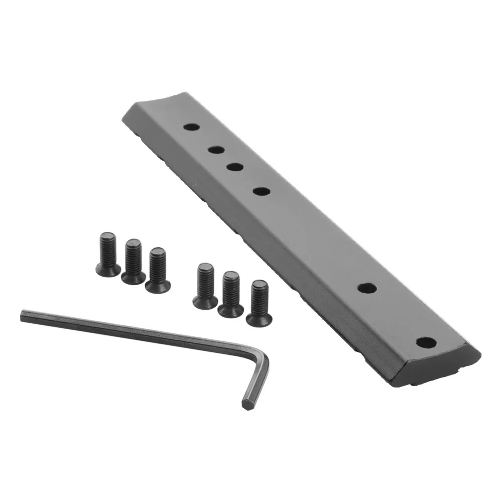 Adaptador Universal de Riel de 11 mm a 20 mm - Soporte de Base Curva para Rifles/Ópticas Tácticas de Airsoft |   Instalación Fácil - imagen 5