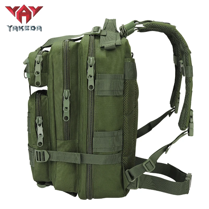YAKEDA en venta, mochilas escolares de adiestramiento al aire libre, impermeables, para senderismo, Camping, bolsas tácticas 3P, Mochila táctica estilo camuflaje - imagen 2