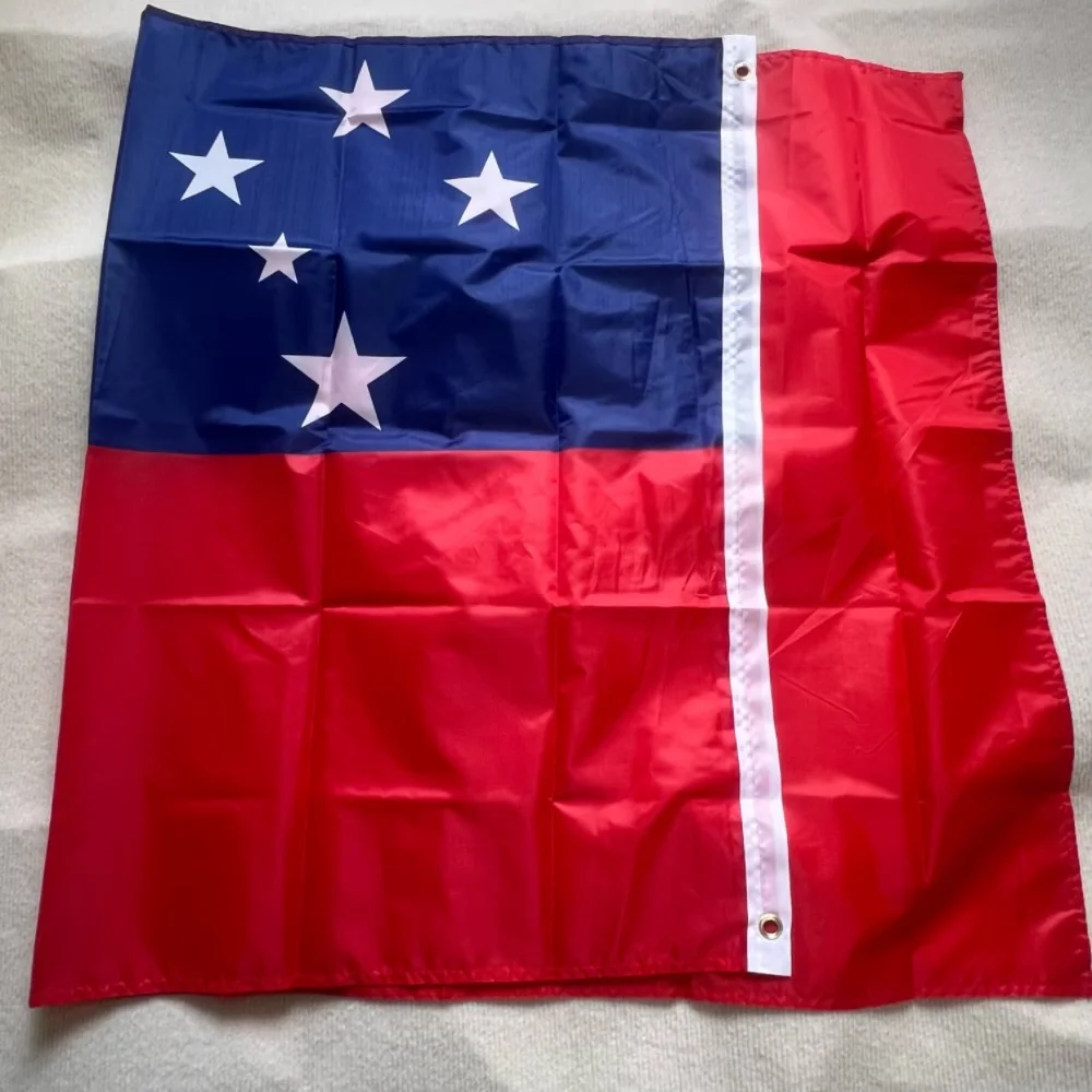 Bandera de Samoa 90x150cm WS bandera colgante de alta calidad 3x5 pies adorno de poliéster bandera decoración - imagen 2