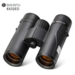 Shuntu Prismáticos impermeables ED HD BAK4 para caza y observación