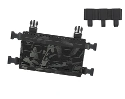 Chaleco táctico MK5 MOLLE porta placa negro