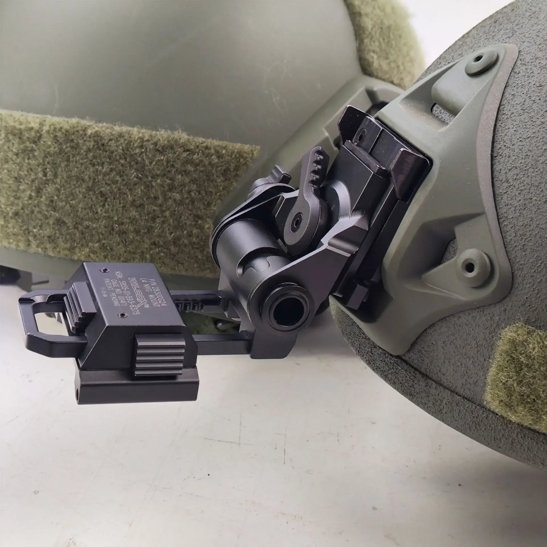 Nuevos accesorios para casco en Metal CNC L4G24 Nvg montaje de aluminio apto para Ops Core Shroud Fast Wendy casco Mich Mount - imagen 2